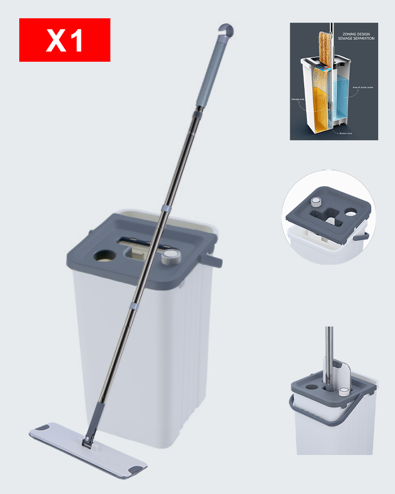 Clean And Dirty Water Separation Mop Bucket Set